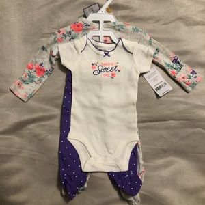 CARTERS “Daddy’s Sweet Girl” Layette Set Size NB